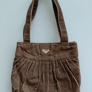 Roxy Brown Corduroy Purse